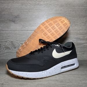 Size 13 - Nike Air Max 1 '86 OG Golf Shoes Black White Gum DV1403-003 NEW